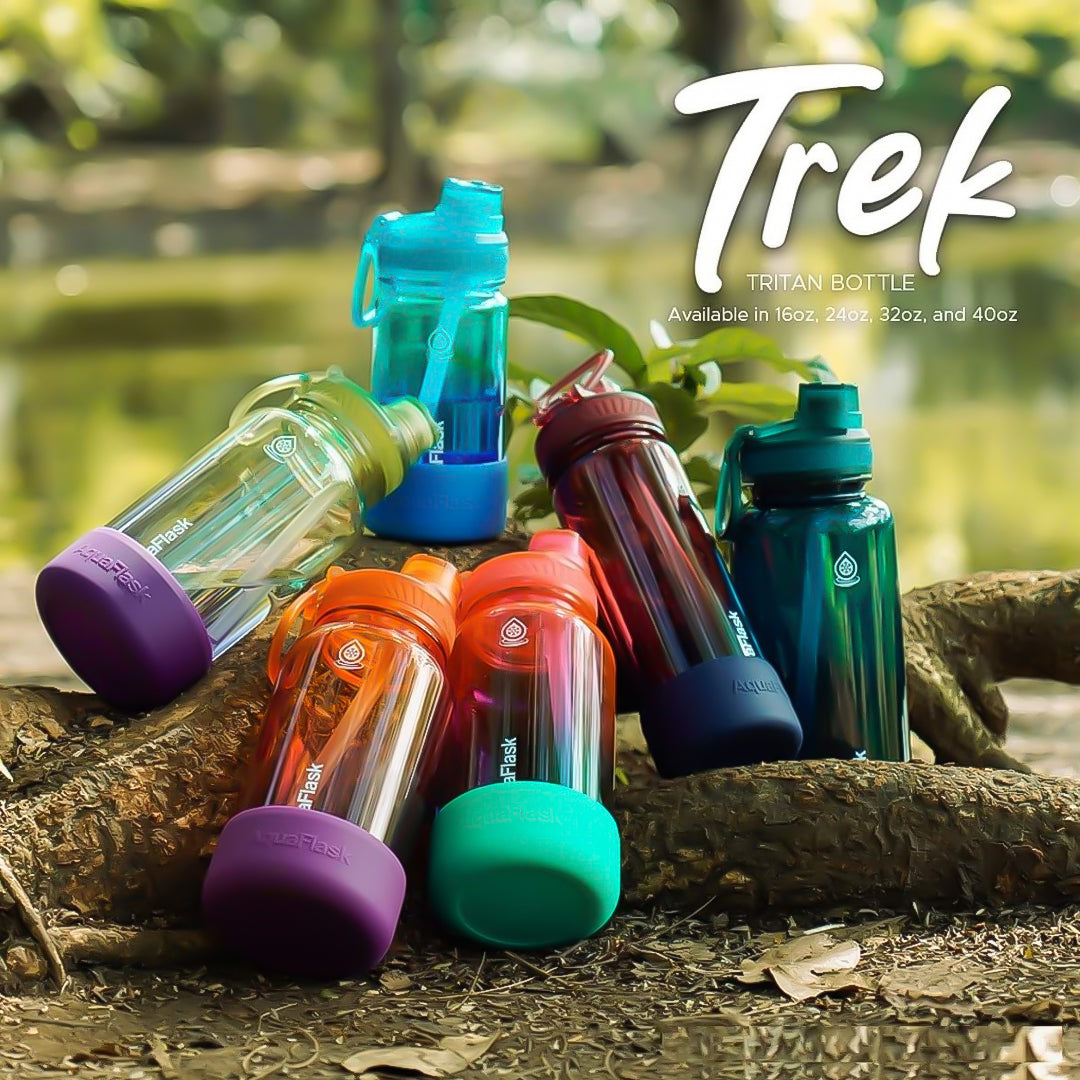 AquaFlask Trek Collections | Durable Tritan Plastic Water Bottles ...
