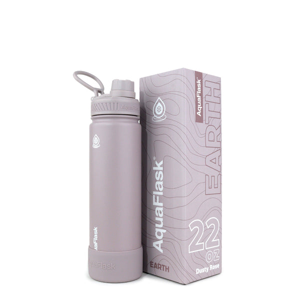 Earth 650mL (22oz) Water Bottles - Dusty Rose