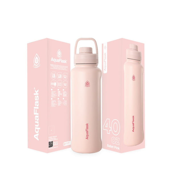 New Regular 1.18L (40oz) Water Bottles - Ballet Pink